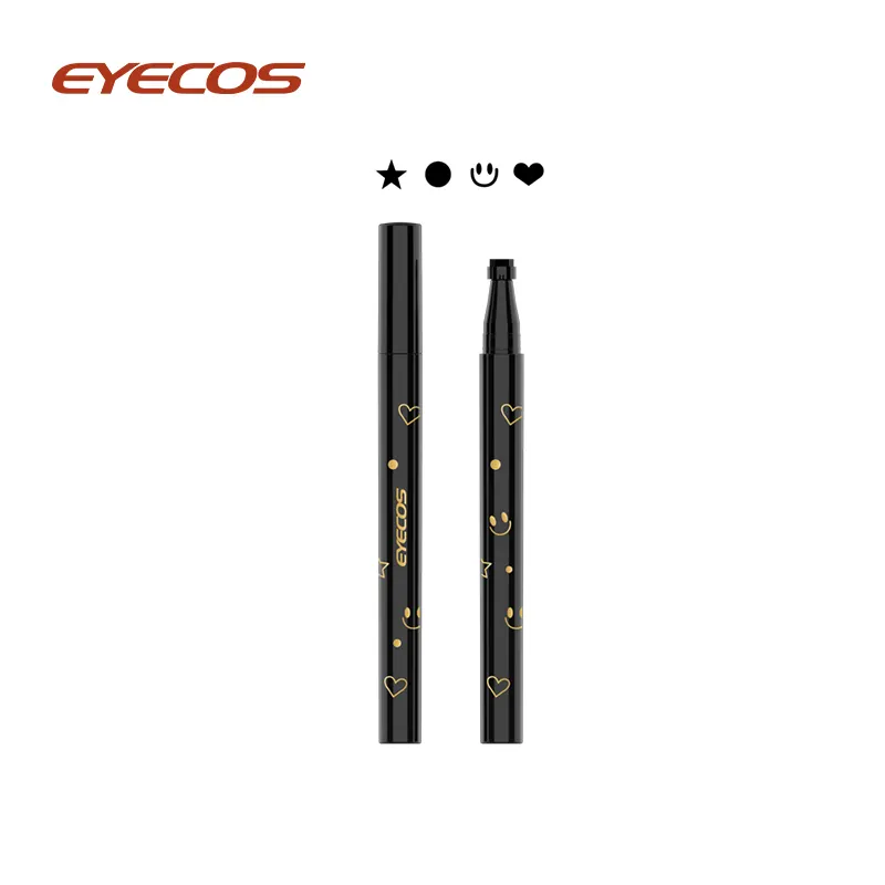 တံဆိပ်တုံးပါသော Liquid Eyeliner Pen