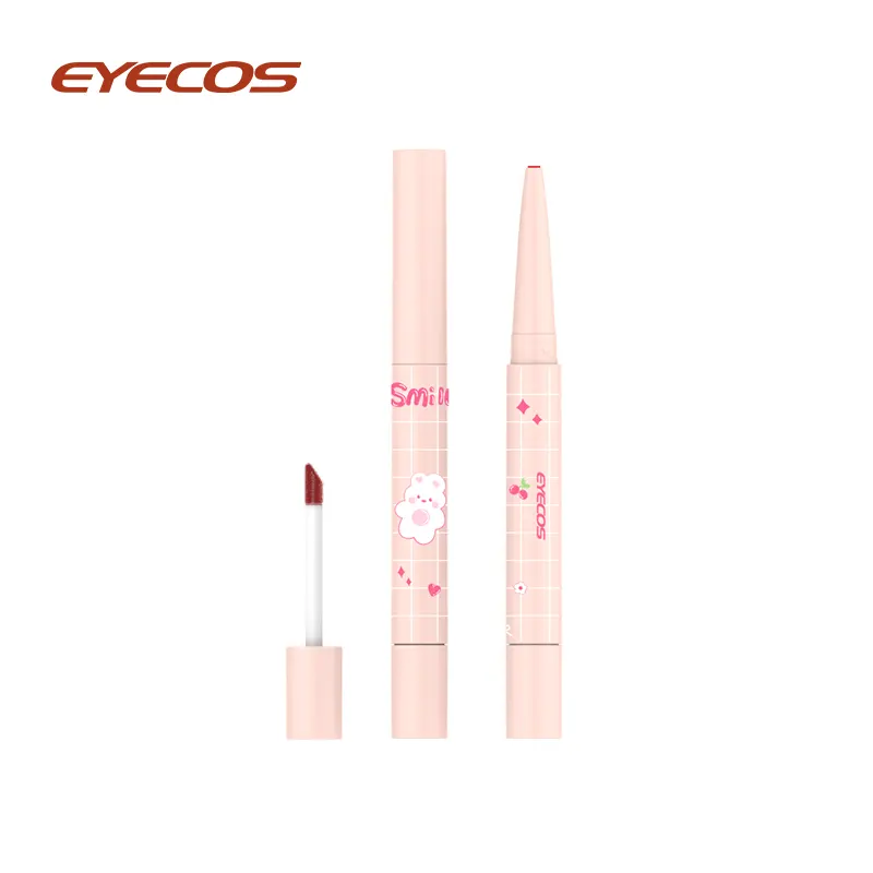 နှုတ်ခမ်းဆီဖြင့် ချောမွေ့သော Dual Ended Lip Liner